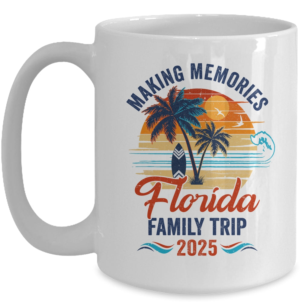Florida Family Vacation 2025 Making Memories Together Trip Mug | teecentury