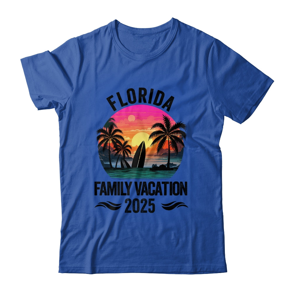 Florida Family Vacation 2025 Matching Outfits Beach Summer Shirt & Hoodie | teecentury