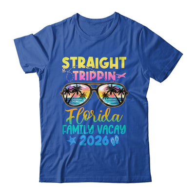 Florida Family Vacay Vacation 2026 Straight Trippin Shirt & Tank Top | teecentury