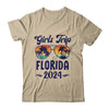 Florida Girls Trip Beach Vacation 2024 Matching Group Shirt & Tank Top | teecentury