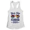 Florida Girls Trip Beach Vacation 2024 Matching Group Shirt & Tank Top | teecentury