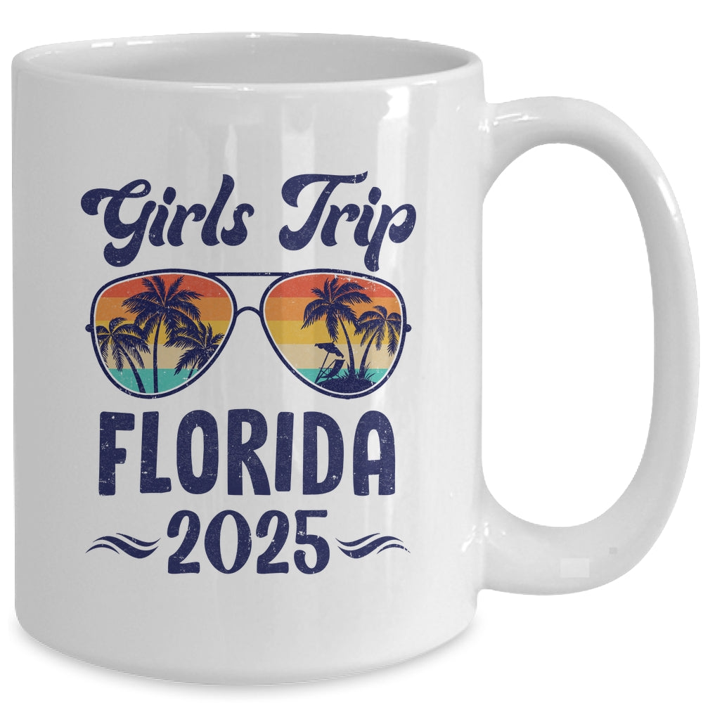 Florida Girls Trip Beach Vacation 2025 Matching Group Mug | teecentury