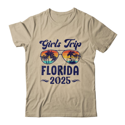 Florida Girls Trip Beach Vacation 2025 Matching Group Shirt & Tank Top | teecentury