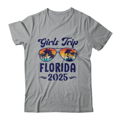 Florida Girls Trip Beach Vacation 2025 Matching Group Shirt & Tank Top | teecentury