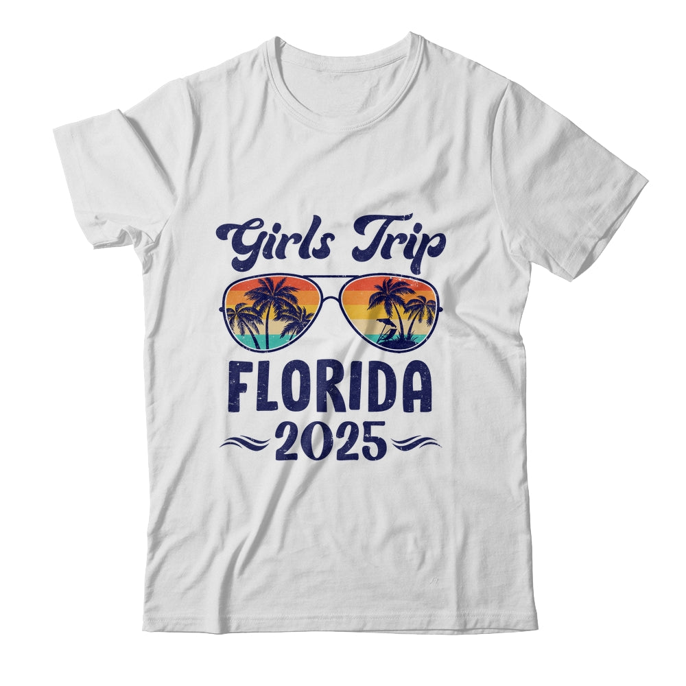 Florida Girls Trip Beach Vacation 2025 Matching Group Shirt & Tank Top | teecentury