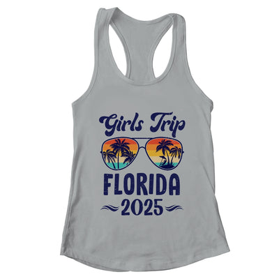Florida Girls Trip Beach Vacation 2025 Matching Group Shirt & Tank Top | teecentury