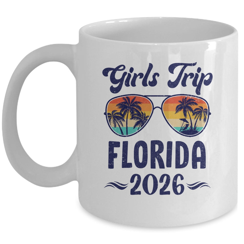 Florida Girls Trip Beach Vacation 2026 Matching Group Mug | teecentury