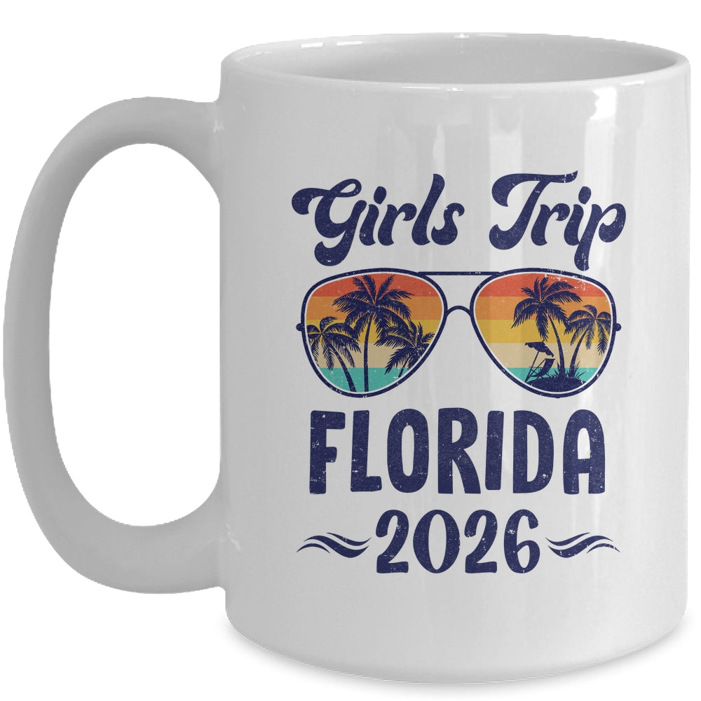 Florida Girls Trip Beach Vacation 2026 Matching Group Mug | teecentury