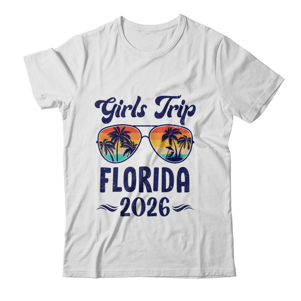 Florida Girls Trip Beach Vacation 2026 Matching Group Shirt & Tank Top | teecentury
