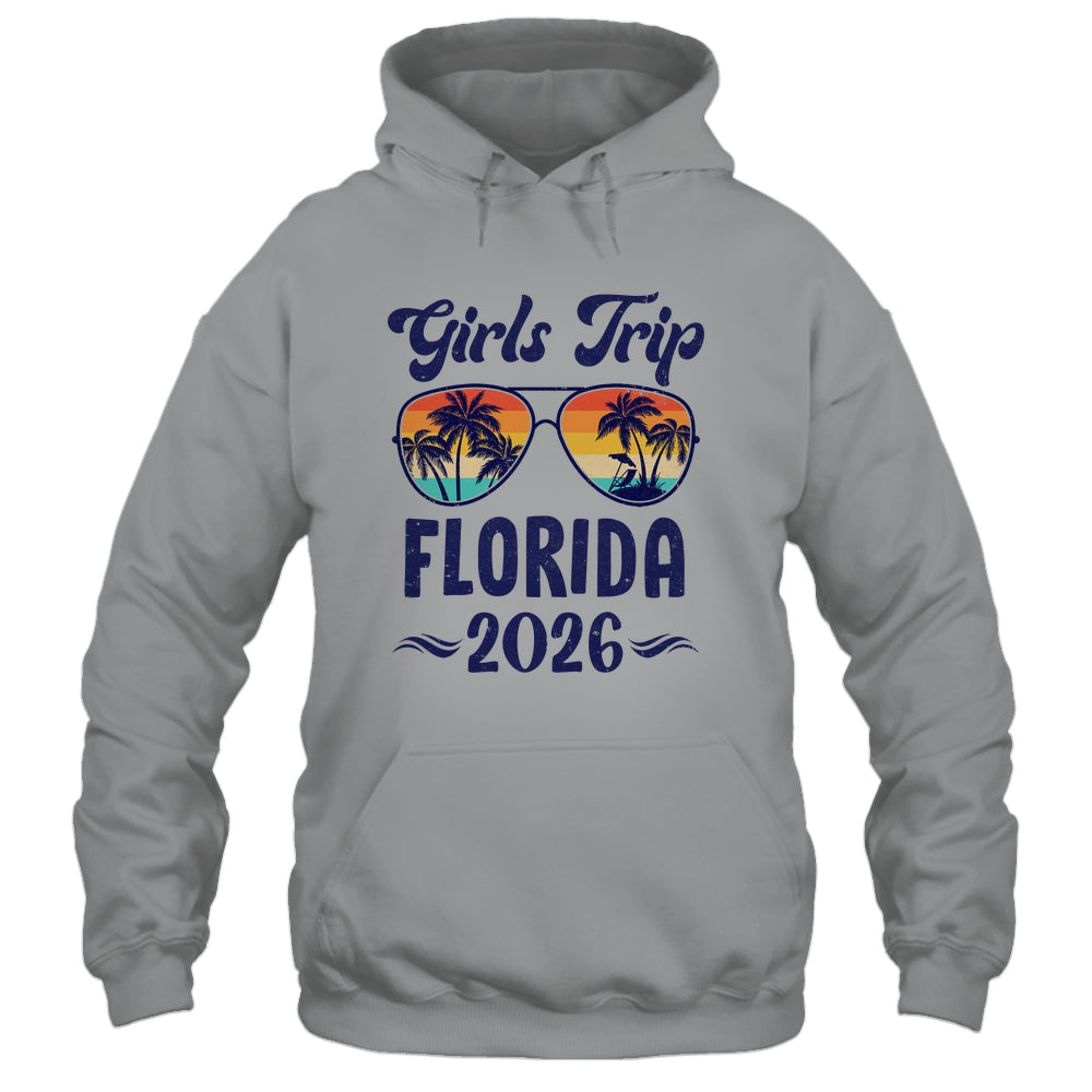 Florida Girls Trip Beach Vacation 2026 Matching Group Shirt & Tank Top | teecentury