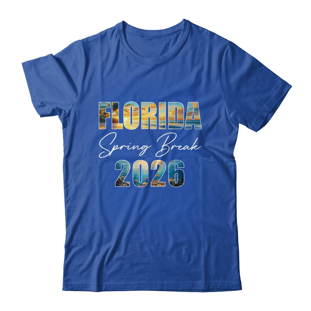Florida Spring Break 2026 Summer Vacation Beach Shirt & Tank Top | teecentury