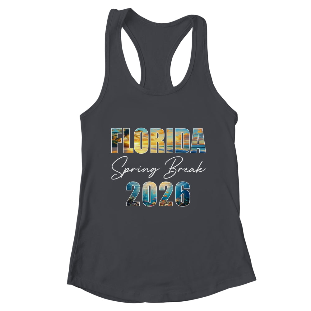 Florida Spring Break 2026 Summer Vacation Beach Shirt & Tank Top | teecentury