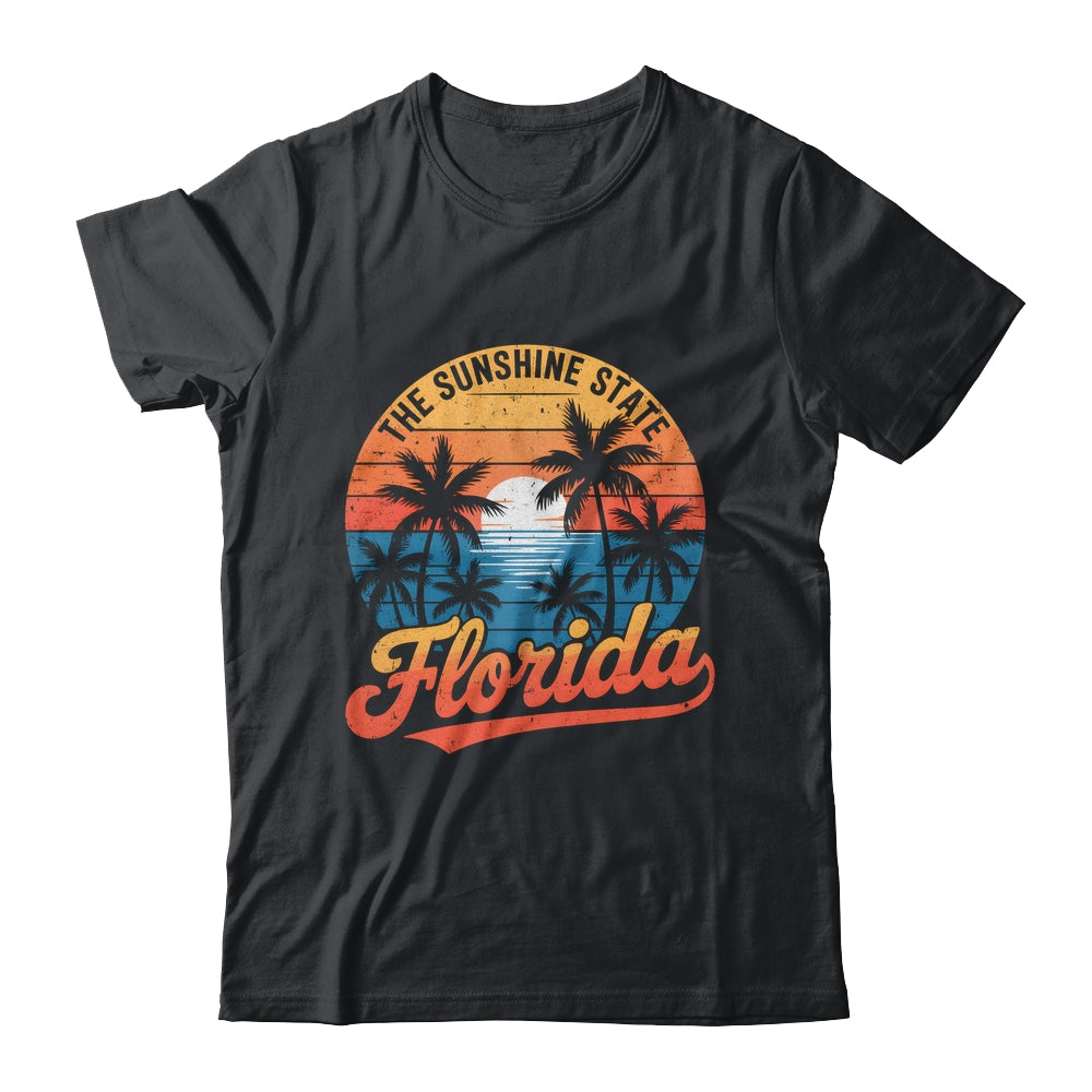 Florida Sunshine State Vintage Florida Sunset Vacation Shirt & Tank Top | teecentury