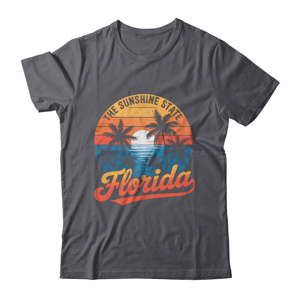 Florida Sunshine State Vintage Florida Sunset Vacation Shirt & Tank Top | teecentury