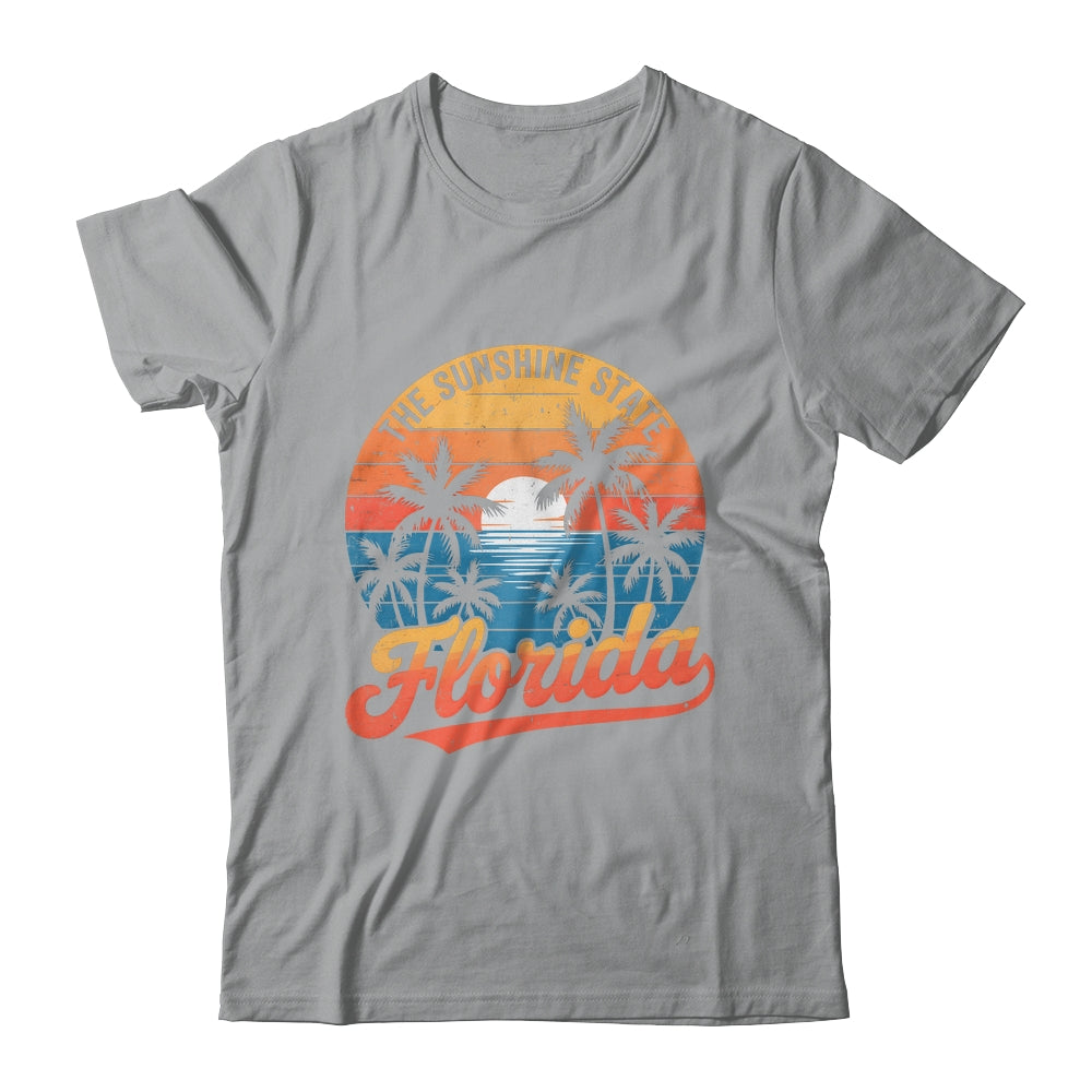 Florida Sunshine State Vintage Florida Sunset Vacation Shirt & Tank Top | teecentury