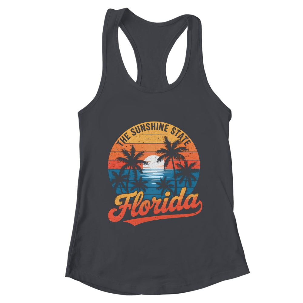 Florida Sunshine State Vintage Florida Sunset Vacation Shirt & Tank Top | teecentury