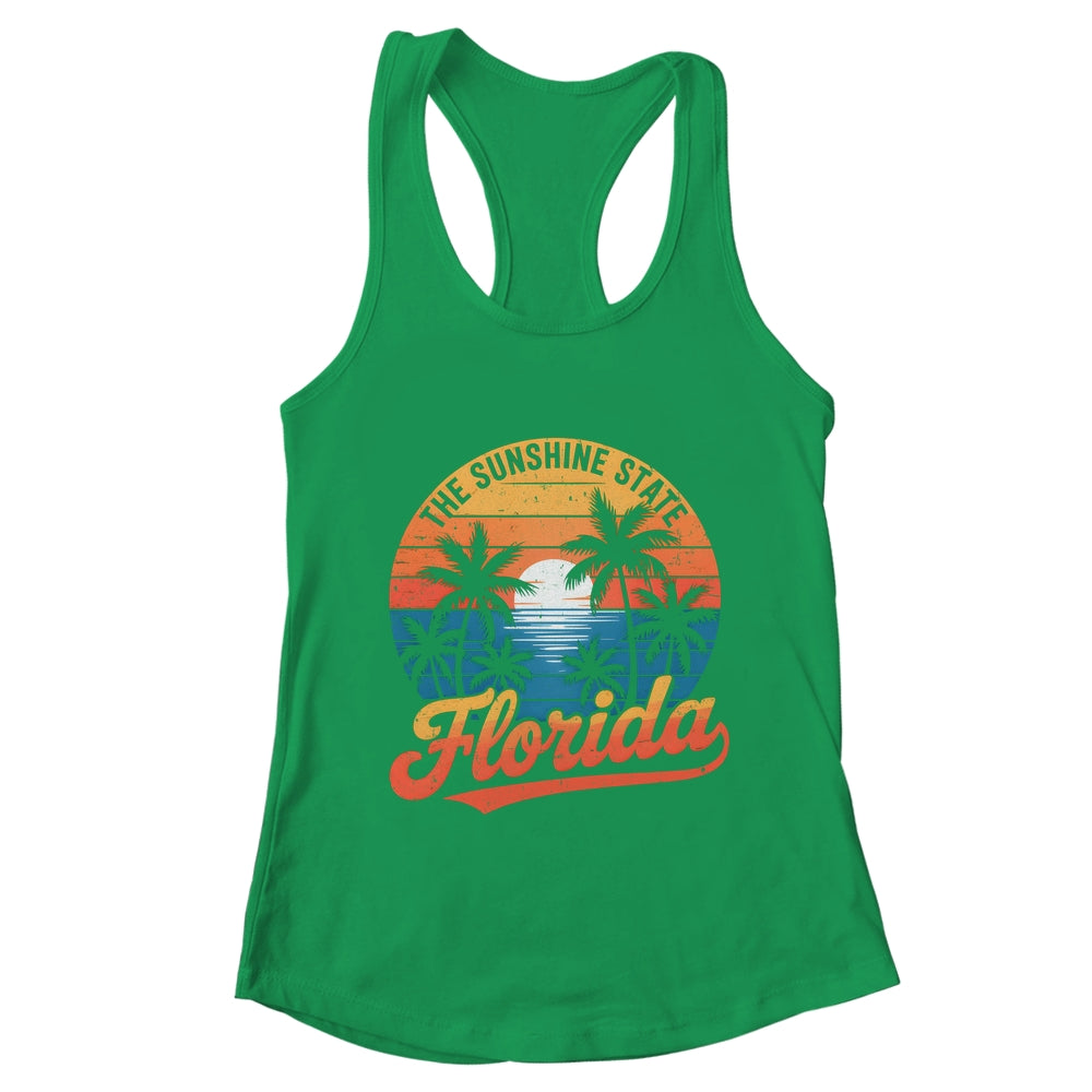 Florida Sunshine State Vintage Florida Sunset Vacation Shirt & Tank Top | teecentury
