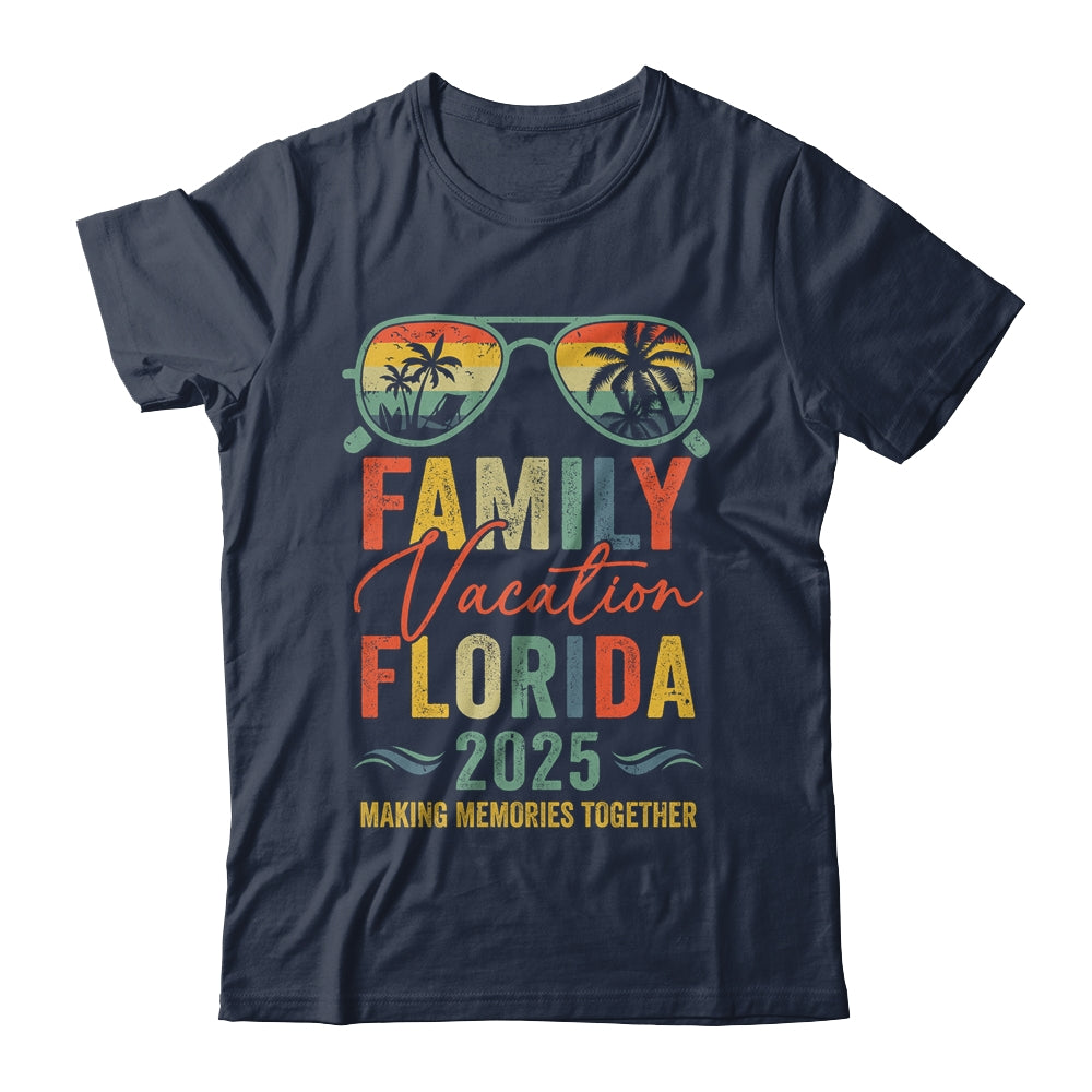 Florida Vacation 2025 Matching Family Group Summer Shirt & Tank Top | teecentury