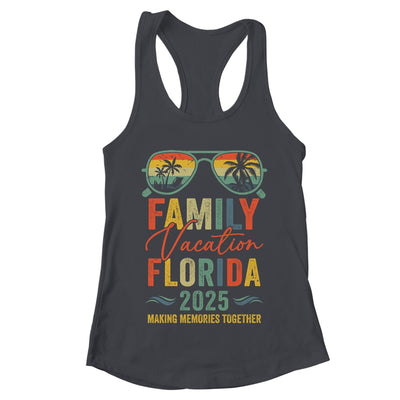 Florida Vacation 2025 Matching Family Group Summer Shirt & Tank Top | teecentury