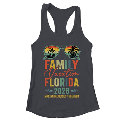 Florida Vacation 2026 Matching Family Group Summer Shirt & Tank Top | teecentury