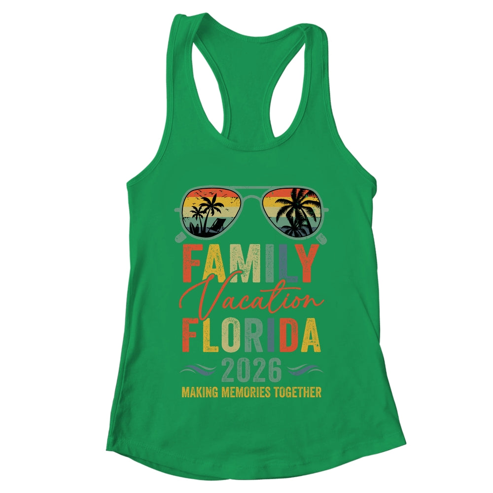 Florida Vacation 2026 Matching Family Group Summer Shirt & Tank Top | teecentury