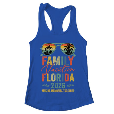 Florida Vacation 2026 Matching Family Group Summer Shirt & Tank Top | teecentury