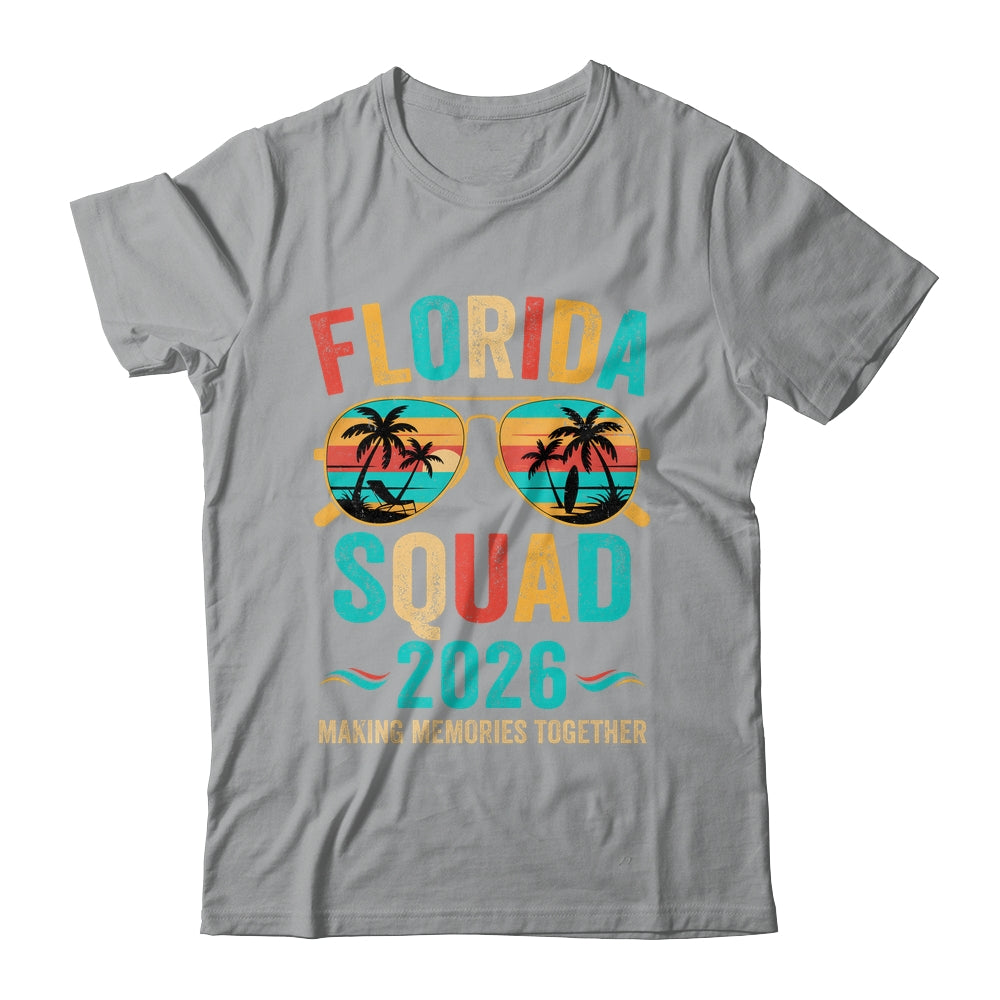 Florida Vacation Squad 2026 Family Matching Vintage Shirt & Tank Top | teecentury