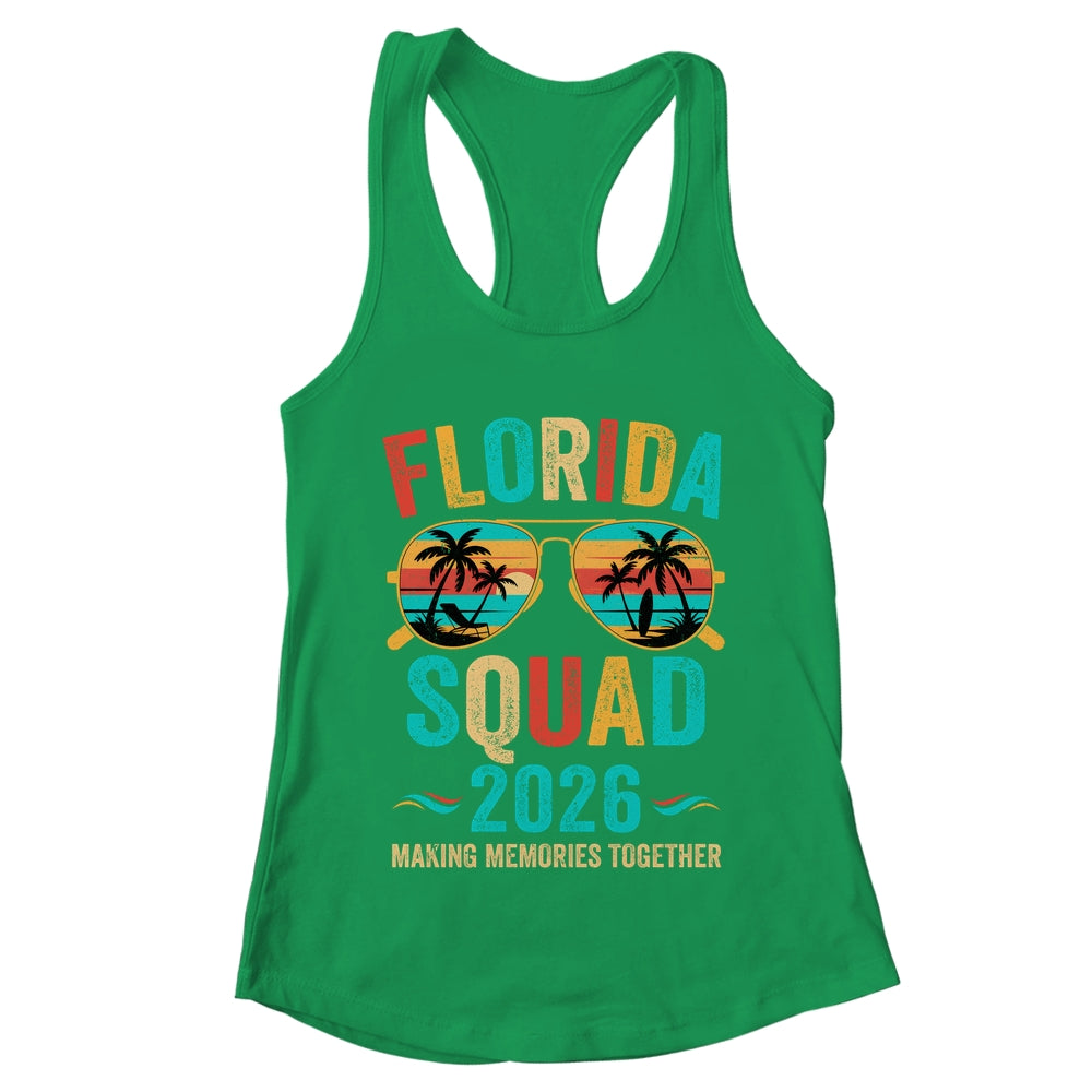 Florida Vacation Squad 2026 Family Matching Vintage Shirt & Tank Top | teecentury
