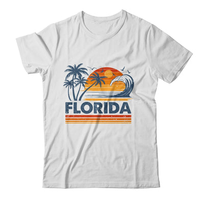 Florida Vacation Sunset Cute 70s Vintage Retro Beach Shirt & Tank Top | teecentury