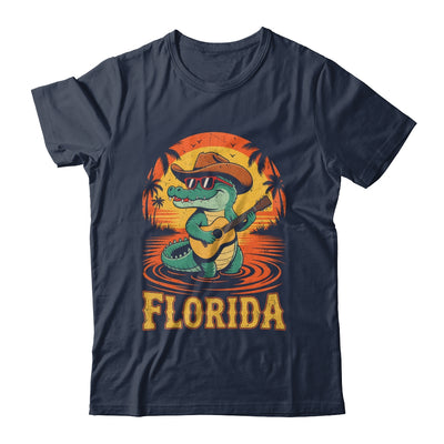 Florida Vacation Vintage Travel Women Men Funny Alligator Shirt & Tank Top | teecentury
