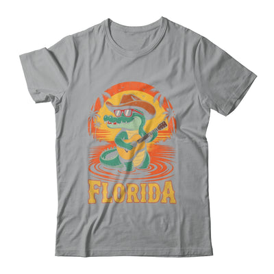 Florida Vacation Vintage Travel Women Men Funny Alligator Shirt & Tank Top | teecentury