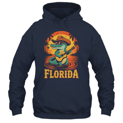 Florida Vacation Vintage Travel Women Men Funny Alligator Shirt & Tank Top | teecentury