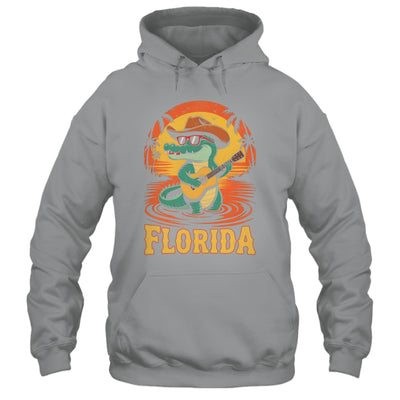 Florida Vacation Vintage Travel Women Men Funny Alligator Shirt & Tank Top | teecentury