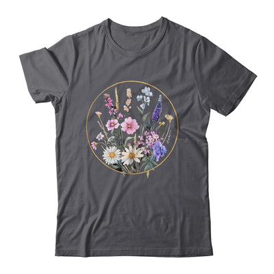Flower Boho Floral Wildflowers Graphic Funny Women Girls Shirt & Tank Top | teecentury