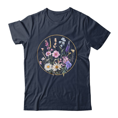Flower Boho Floral Wildflowers Graphic Funny Women Girls Shirt & Tank Top | teecentury