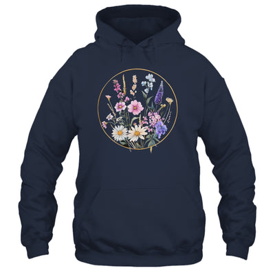 Flower Boho Floral Wildflowers Graphic Funny Women Girls Shirt & Tank Top | teecentury