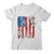 Flower Brushstroke America Flag 4th Of July Jesus Christian Shirt & Tank Top | teecentury