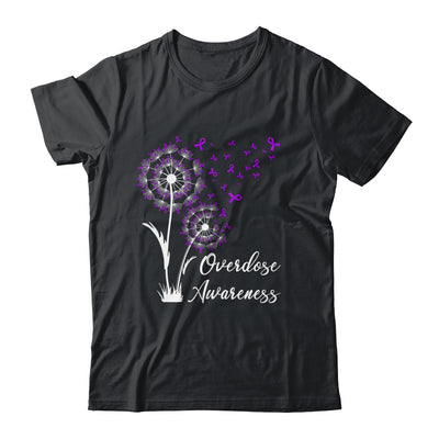 Flower Dandelion Faith Hope Love Purple Overdose Awareness Shirt & Tank Top | teecentury