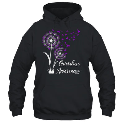 Flower Dandelion Faith Hope Love Purple Overdose Awareness Shirt & Tank Top | teecentury