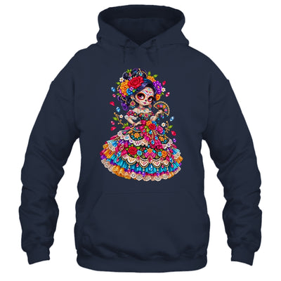 Flower Woman Day Of The Dead Catrina Mexico Skull Women Shirt & Tank Top | teecentury