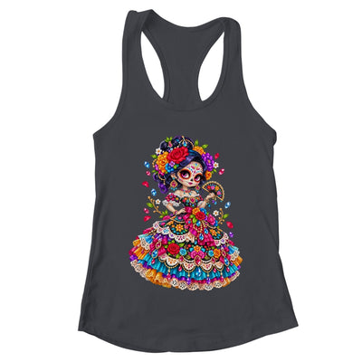 Flower Woman Day Of The Dead Catrina Mexico Skull Women Shirt & Tank Top | teecentury