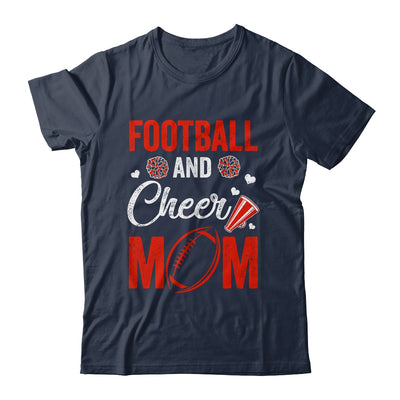 Football And Cheer Mom Of Football Player Cheerleader Shirt & Tank Top | teecentury