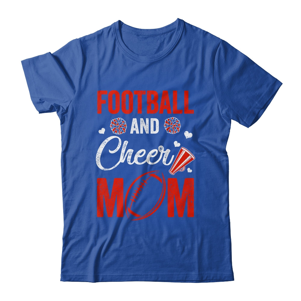 Football And Cheer Mom Of Football Player Cheerleader Shirt & Tank Top | teecentury