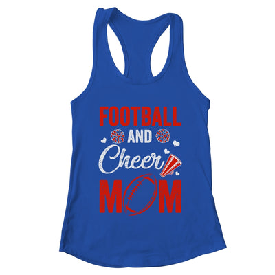 Football And Cheer Mom Of Football Player Cheerleader Shirt & Tank Top | teecentury