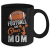 Football Cheer Mom High School Cheerleader Cheerleading Mug | teecentury