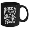 Football Cheer Mom Son Daugher Cheerleading Cheer For Women Mug | teecentury