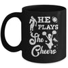 Football Cheer Mom Son Daugher Cheerleading Cheer For Women Mug | teecentury