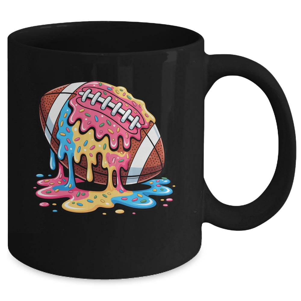 Football Drip For Lineman WR QB RB Ice Cream Sprinkles Mug | teecentury