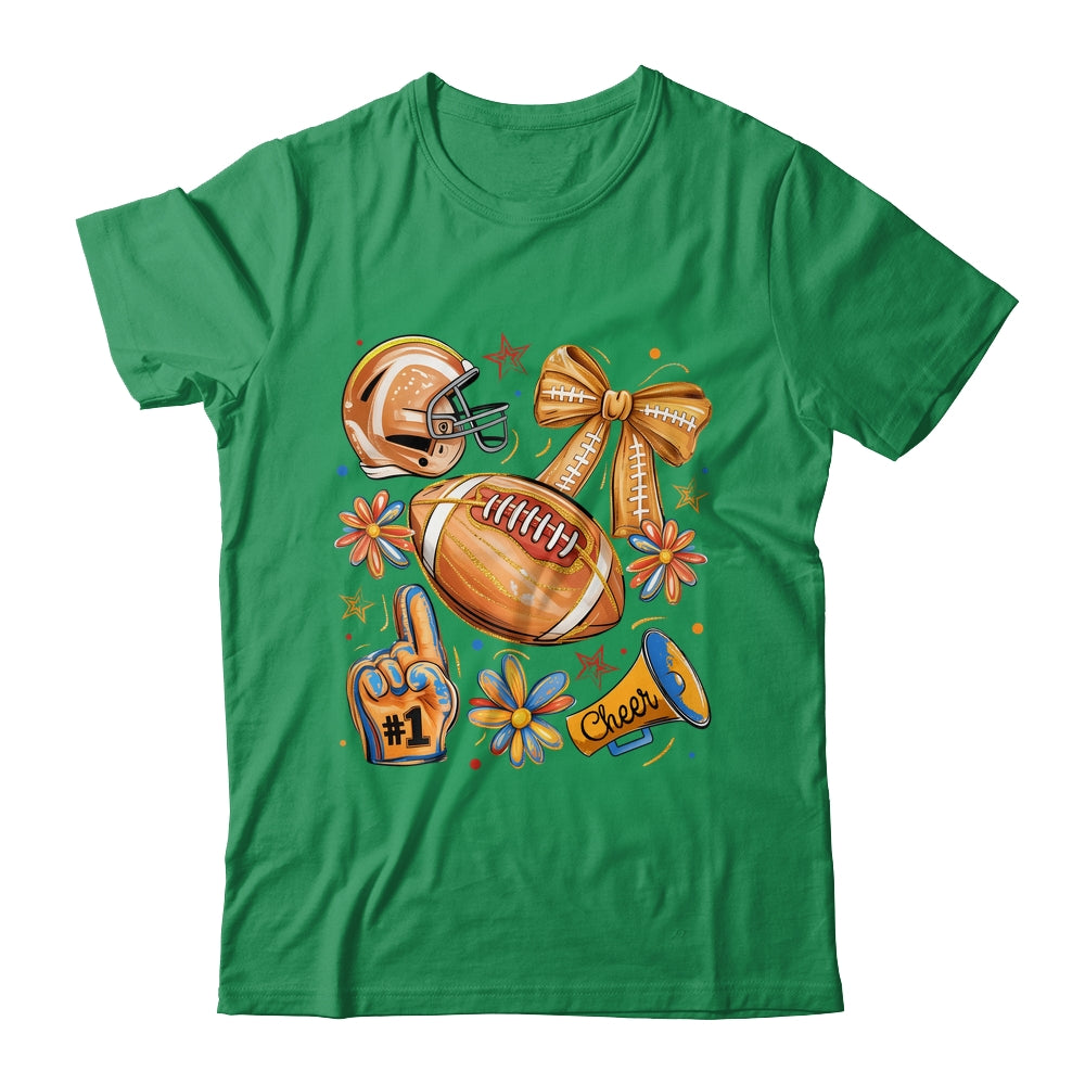 Football Game Day Football Season Fall Autumn Coquette Bow Shirt & Sweatshirt | teecentury