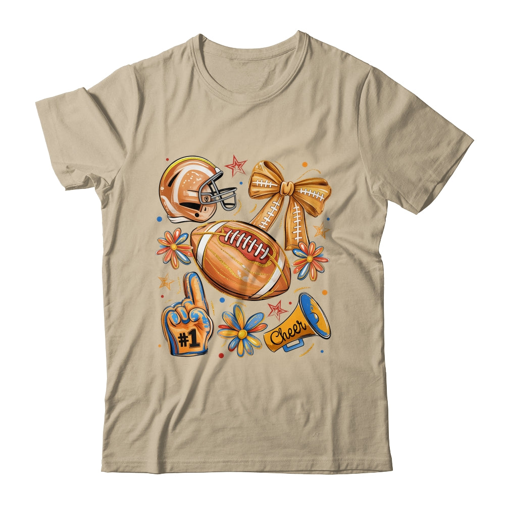 Football Game Day Football Season Fall Autumn Coquette Bow Shirt & Sweatshirt | teecentury